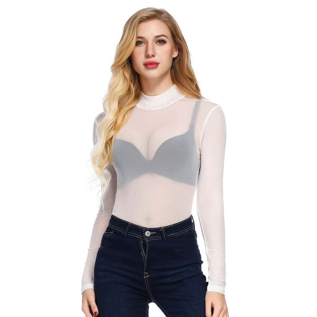 FREEAUCE NOWE Długie Rękawy Je – Mesh Top Layering recenzja i cena