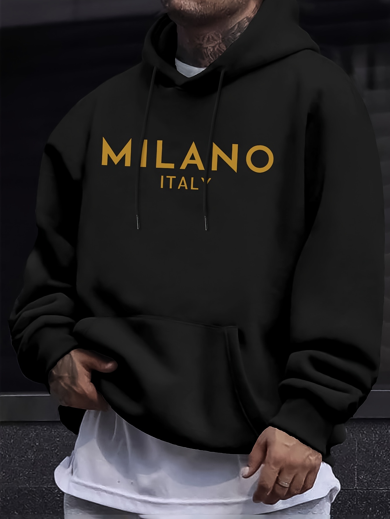 Bluza z kapturem Milan Letter  – Street Fashion Of Milan recenzja i cena