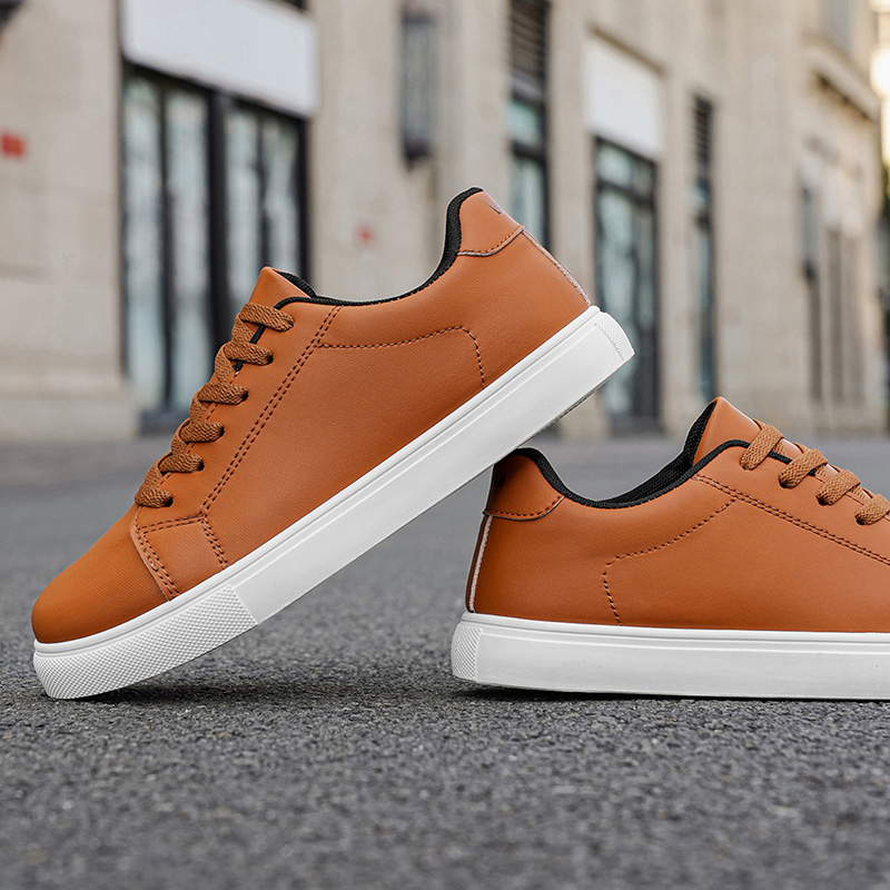 Męskie skórzane sneakersy z ni – Mesh Top Layering recenzja i cena