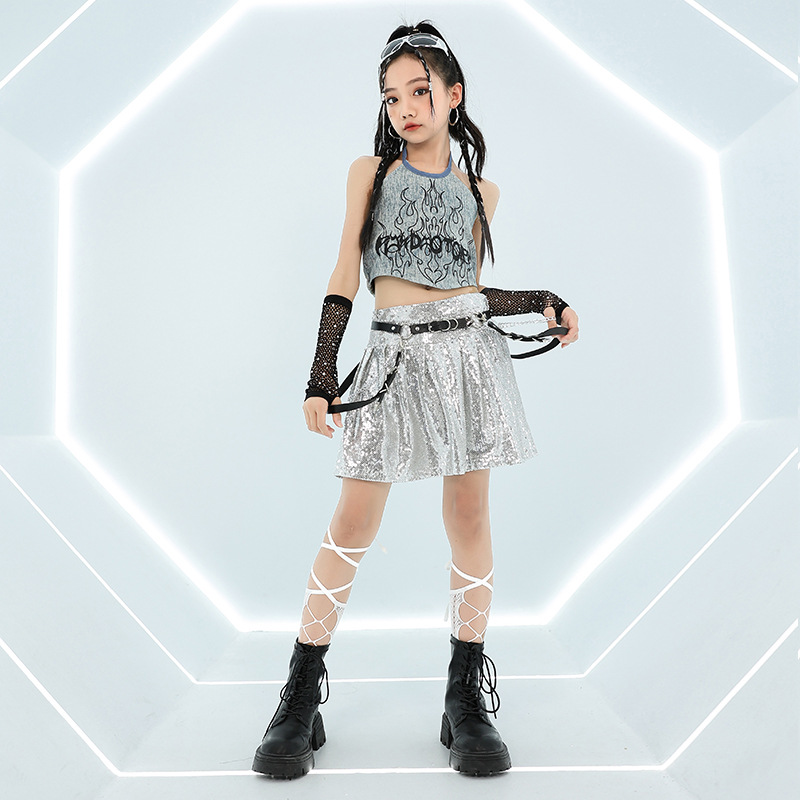 Cool Girl Hip Hop Jeans Tops F – Street Fashion Outfit Girl recenzja i cena