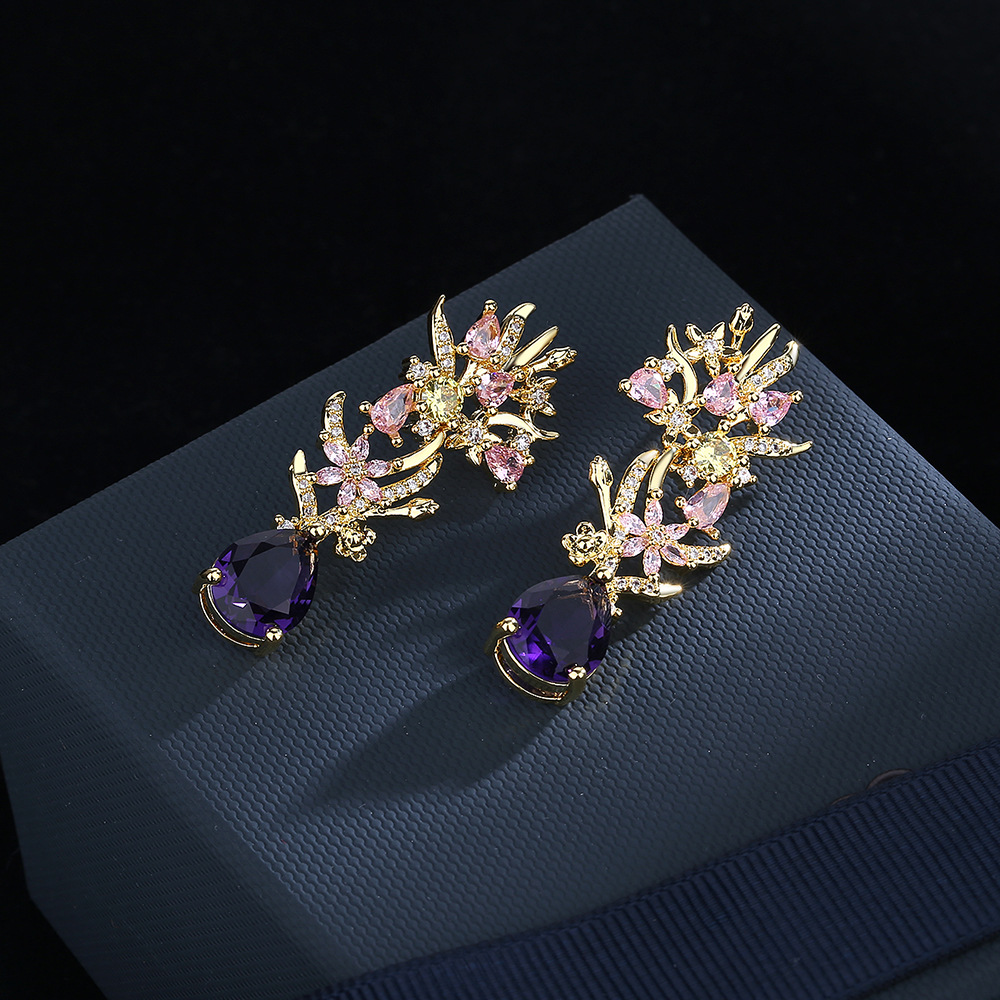 Przesadna atmosfera cyrkonowe  – Street Fashion Earrings recenzja i cena
