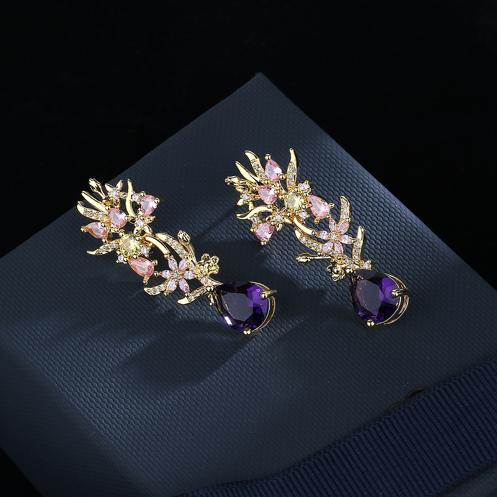 Przesadna atmosfera cyrkonowe  – Street Fashion Earrings recenzja i cena