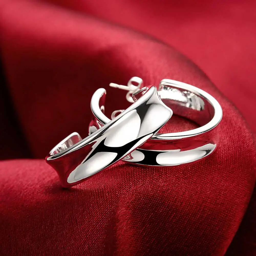 925 Sterling Silver Beautiful  – Street Fashion Earrings recenzja i cena