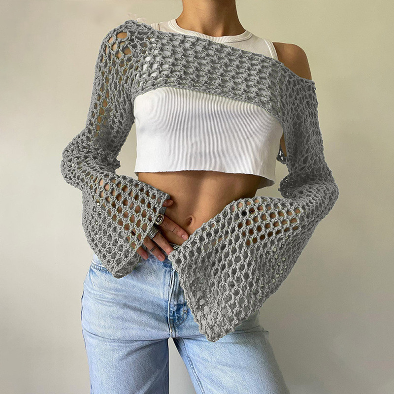 Szydełkowy top z długim rękawe – Mesh Top Layering recenzja i cena