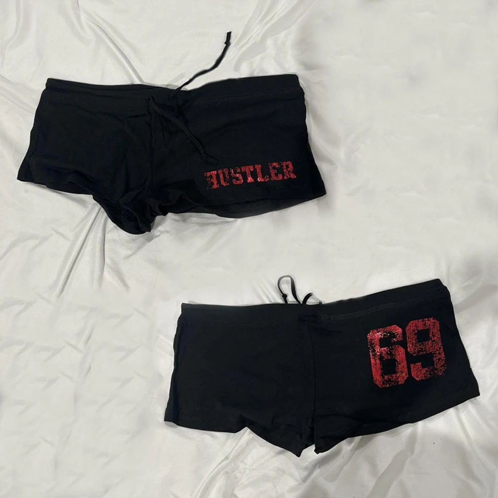 Letnie retro punkowe szorty, c – Street Fashion American recenzja i cena
