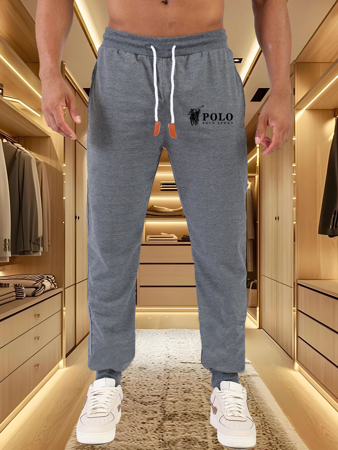 Męskie spodnie typu jogger, kl – Street Fashion Logo recenzja i cena