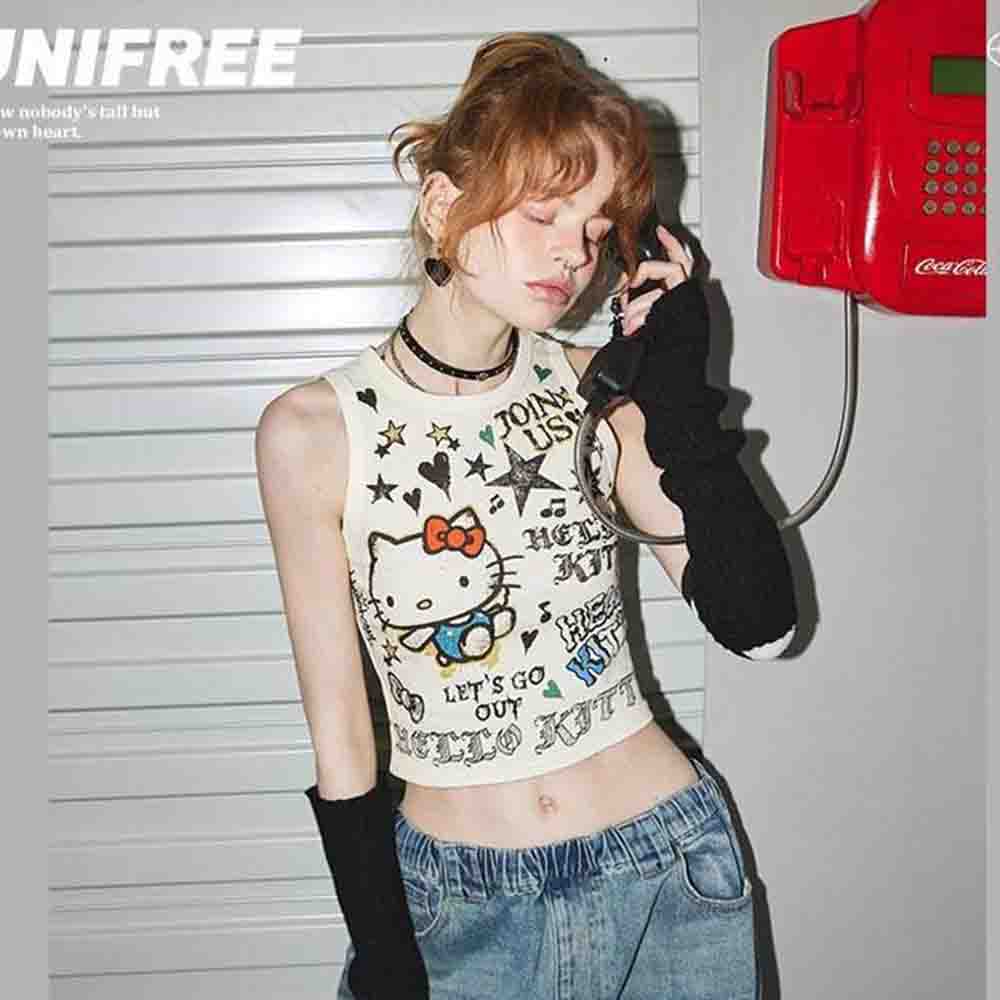 Sanrio Hello Kitty Damski Uroc – Street Fashion Anime recenzja i cena