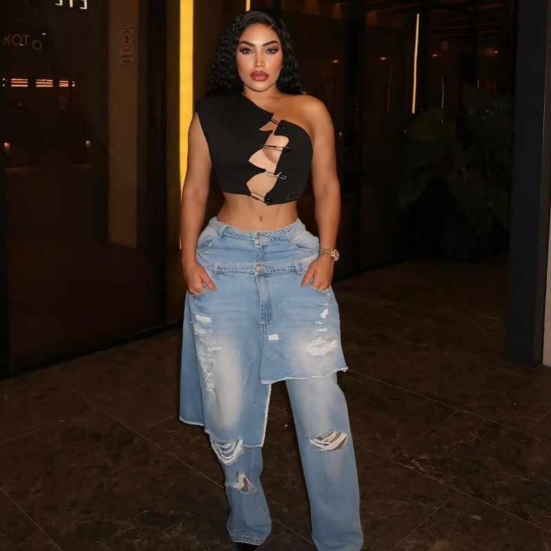 Damskie spodnie jeansowe w sty – Street Fashion Fall 2025 recenzja i cena