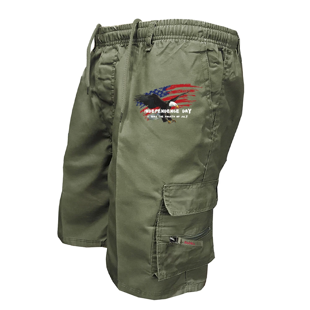 Letnie męskie szorty cargo w s – Street Fashion American recenzja i cena
