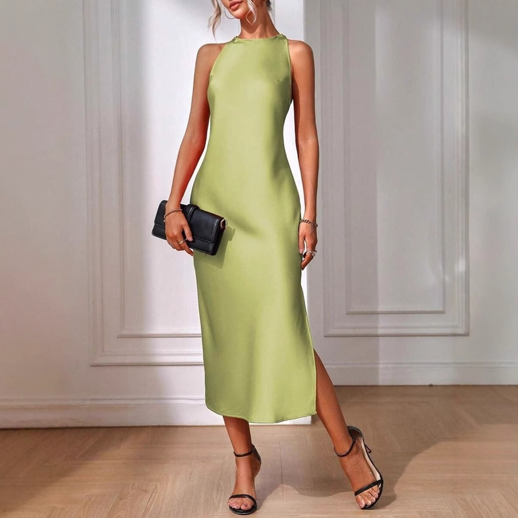 Elegancka satynowa sukienka mi – Italy Fashion Street recenzja i cena