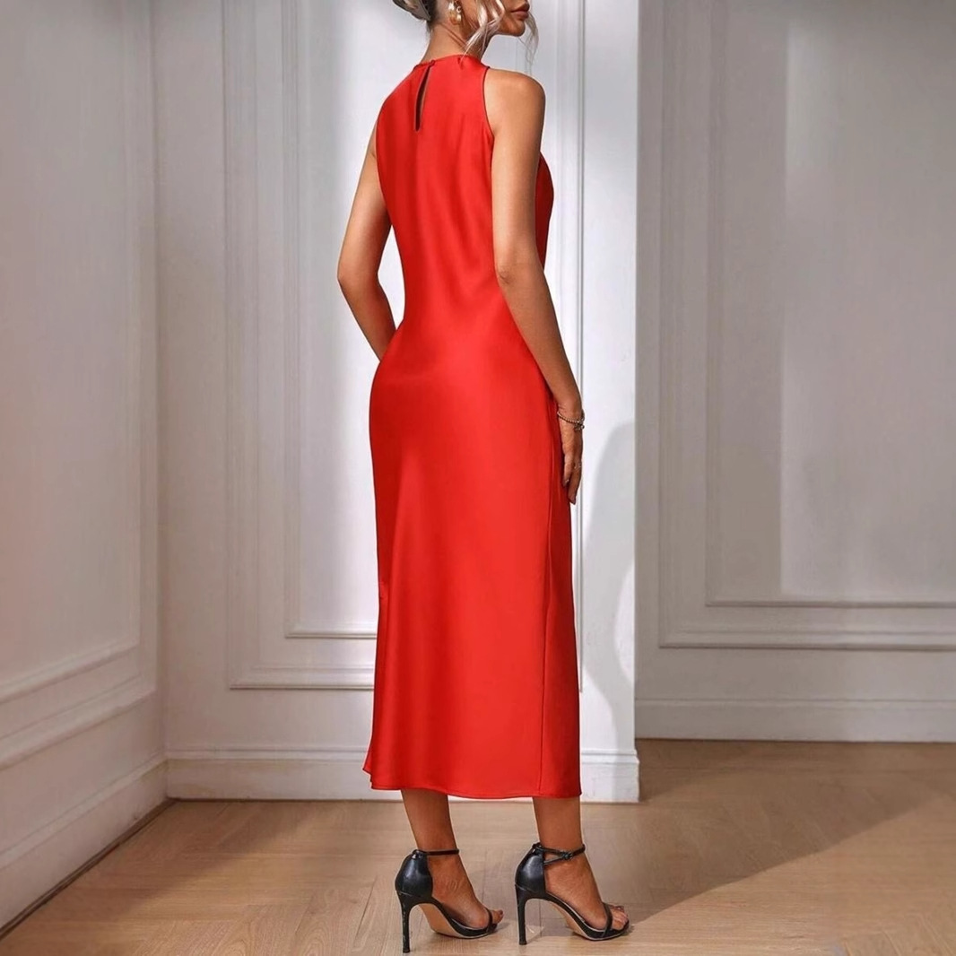 Elegancka satynowa sukienka mi – Italy Fashion Street recenzja i cena