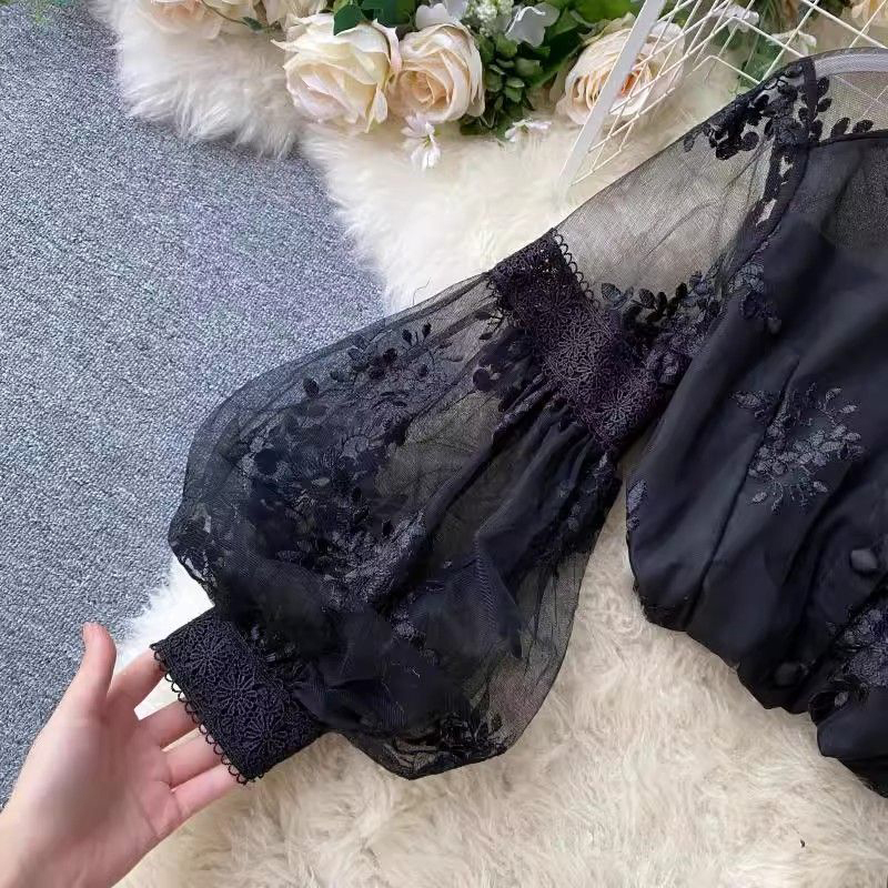 Francuska bluzka z siateczki i – Mesh Top Layering recenzja i cena