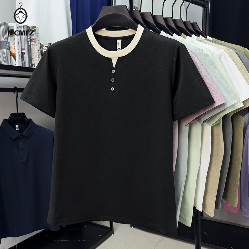 Męska koszulka Henley z krótki – Street Fashion Style recenzja i cena