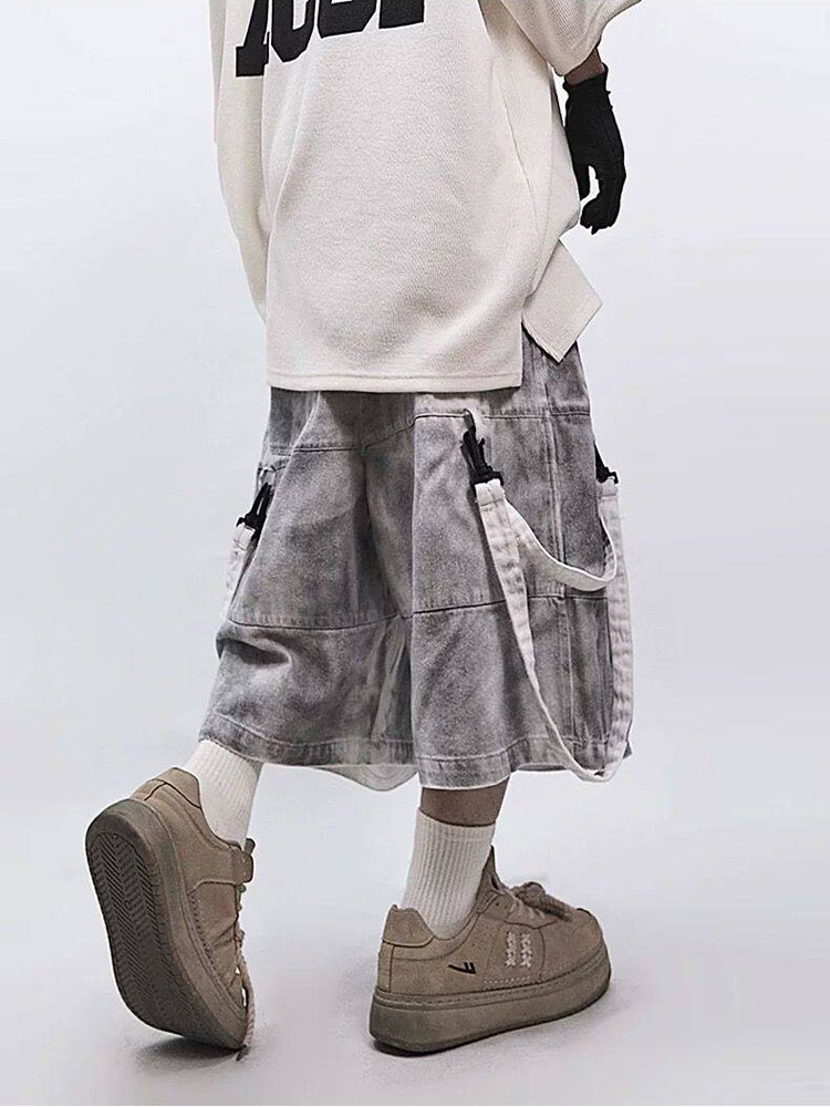 Męskie jeansy retro hip-hop z  – Street Fashion American recenzja i cena