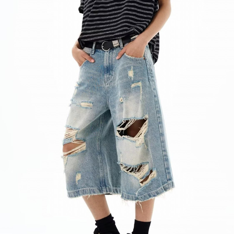 Nowe Męskie Vintage Podarte Lu – Distressed Jean Rip recenzja i cena