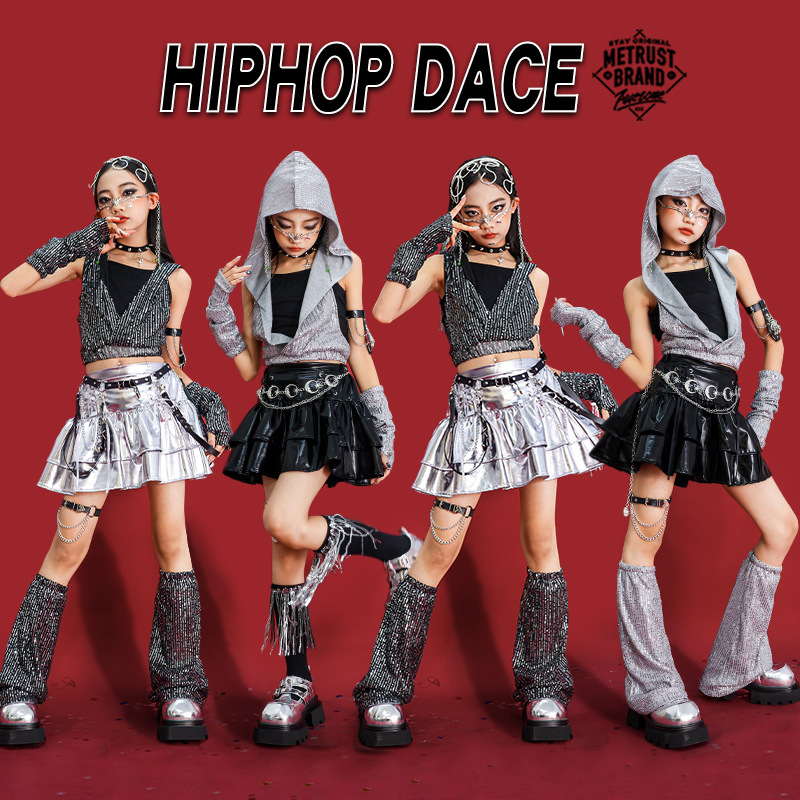 Dziewczęce bluzy crop z cekina – Street Fashion Goth recenzja i cena